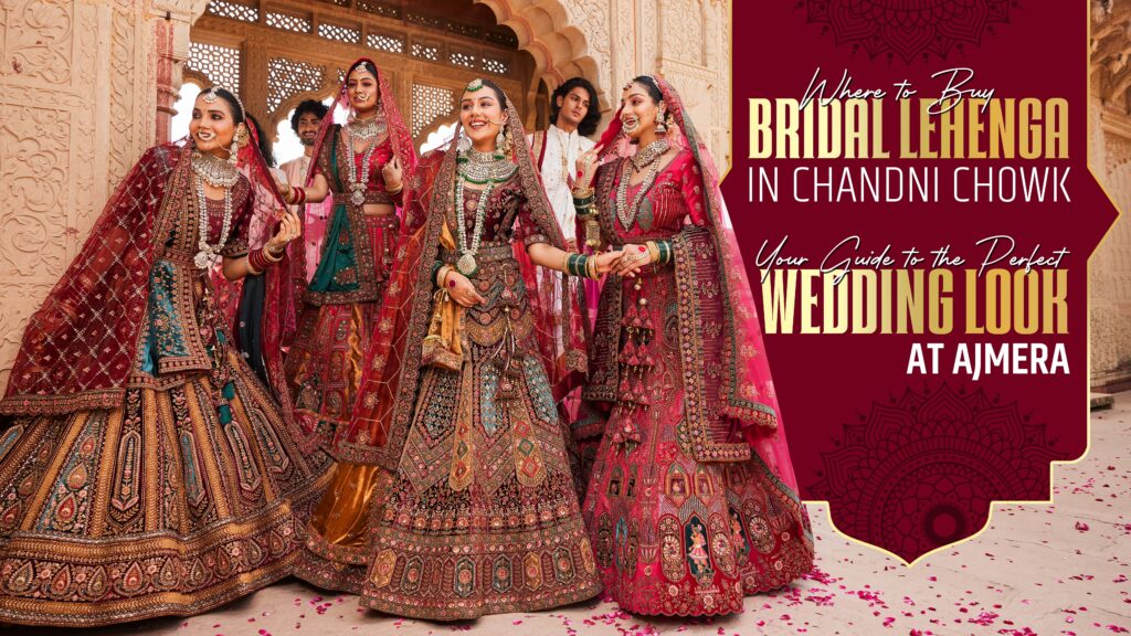 Chandni Chowk is the ultimate bridal shopping destination in India, but with so many options, one question stands out: Where to buy the perfect bridal lehenga in Chandni Chowk? If you're searching for a trusted, trendsetting, and budget-friendly store, look no further than Ajmera Chandni Chowk