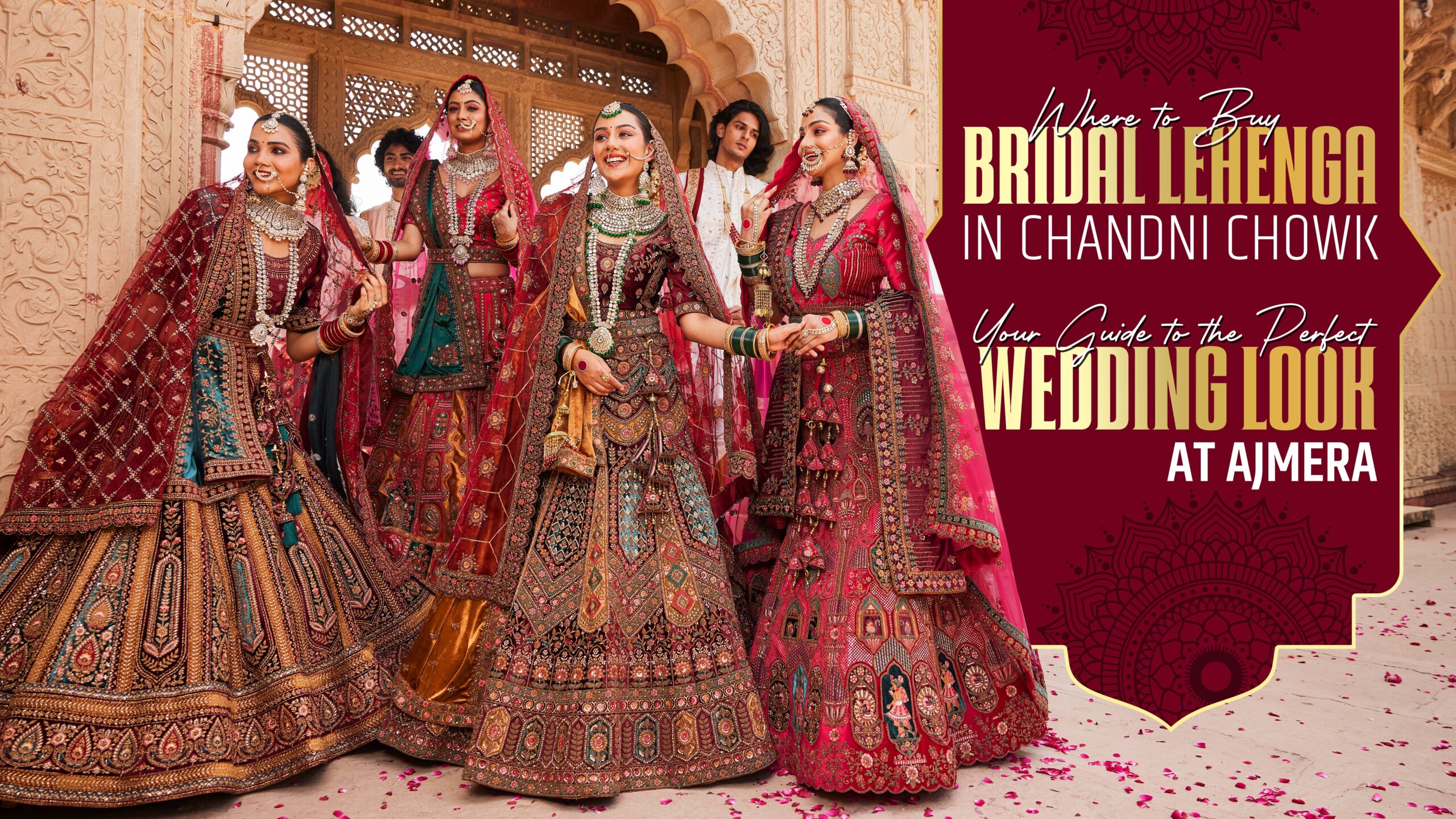 Chandni Chowk is the ultimate bridal shopping destination in India, but with so many options, one question stands out: Where to buy the perfect bridal lehenga in Chandni Chowk? If you're searching for a trusted, trendsetting, and budget-friendly store, look no further than Ajmera Chandni Chowk