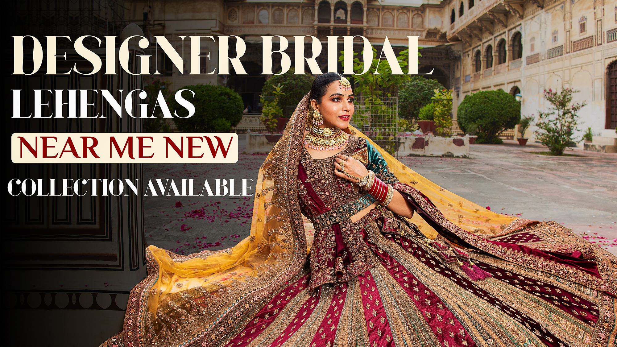 Designer Bridal Lehengas Near Me – New Collection Available