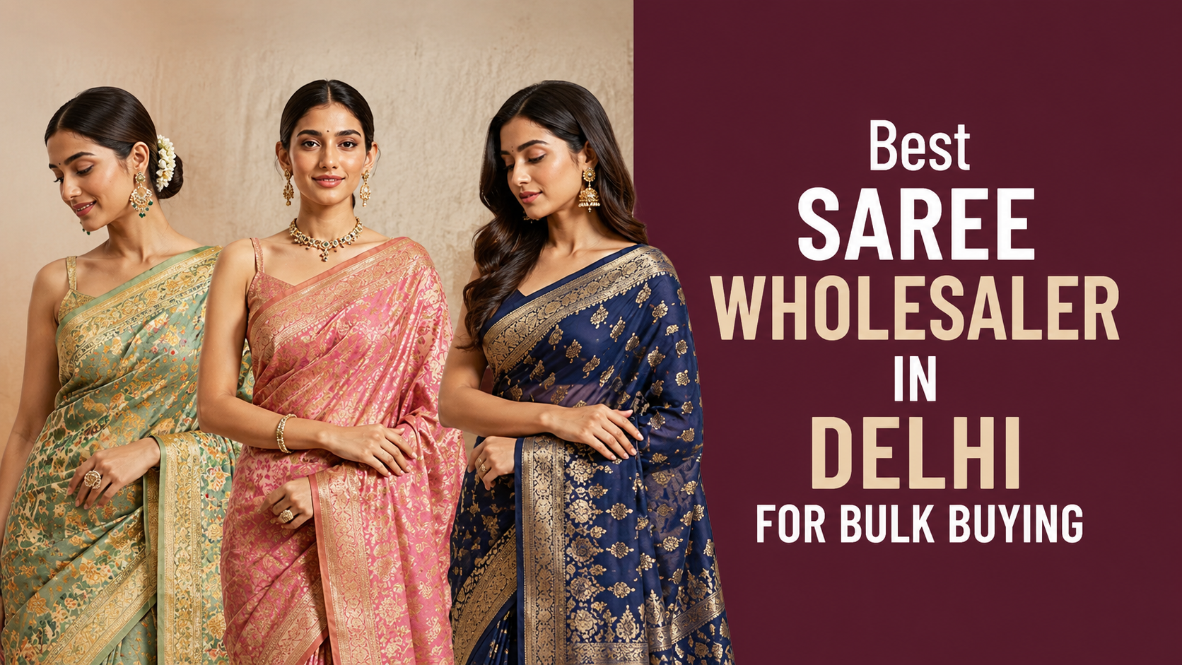 Best Saree Wholesaler in Delhi for Bulk Buying – Premium Wholesale Saree Collection
