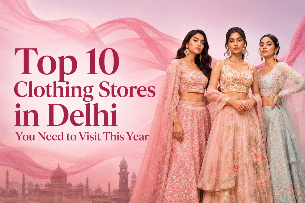 Top Clothing Stores in Delhi featuring trendy ethnic fashion and designer outfits for women