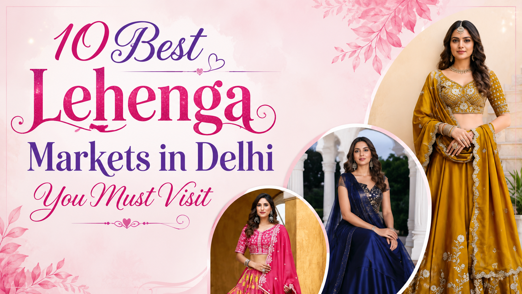 Best Lehenga Markets in Delhi featuring popular bridal shopping destinations and stylish lehenga collections for every budget.