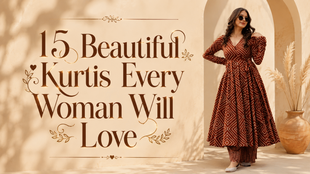 Best Kurti Collection in Delhi featuring 15 beautiful kurtis every woman will love for daily wear, office, and festive occasions.