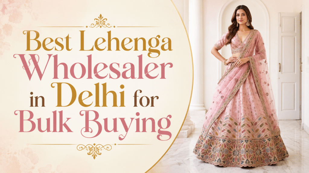 Best Lehenga Wholesaler in Delhi for Bulk Buying with Designer Bridal Lehenga Collection