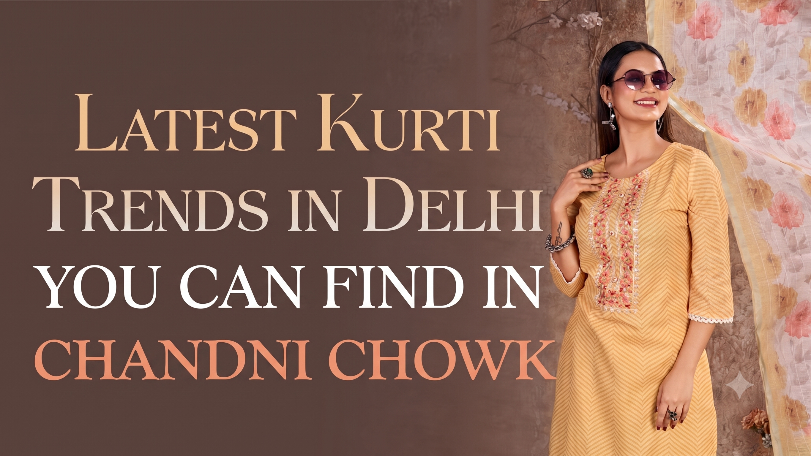 Latest Kurti Trends in Delhi available for women at Chandni Chowk