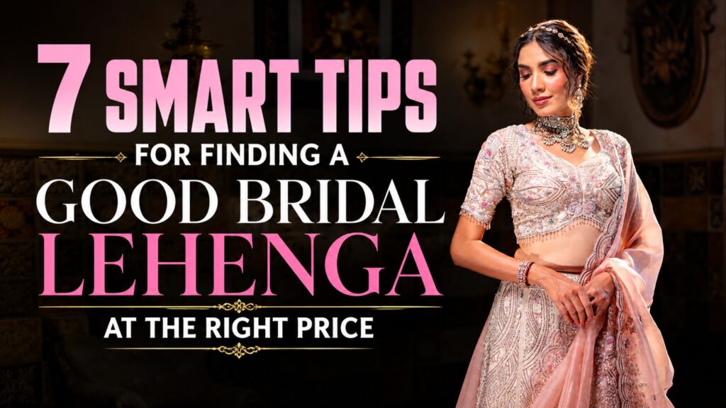 7 smart tips for finding a good bridal lehenga at the right price