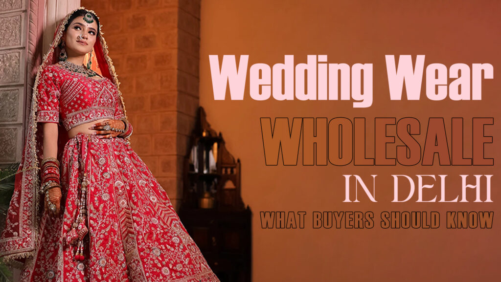 Wedding Wear Wholesale in Delhi: What Buyers Should Know